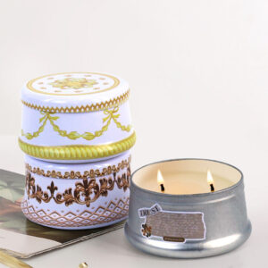 Wholesale elegant candle tins jars