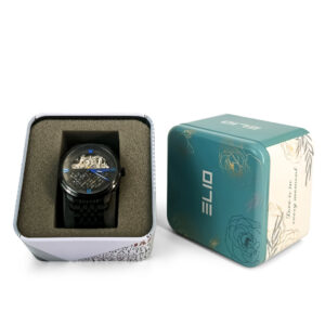 Customizable Square Metal Tin Box for Watches
