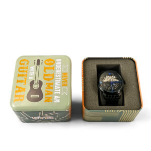 Wholesale square metal watch tin box