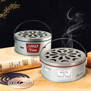 Custom Printed Tin Canister for Mosquito repellent incense