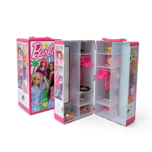 Durable Lockable Tin Storage Box for Dolls & Accessories